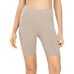 Zenana Womens High Waist Biker Shorts XL Ash Athleisure Yoga Cycling Stretch